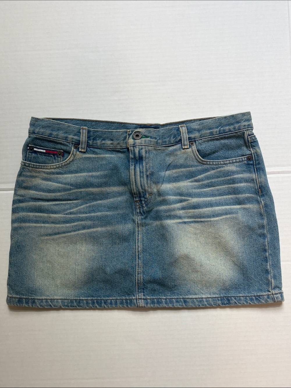 90s Vintage Tommy Jeans Denim Mini Skirt